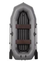 Лодка гребная под мотор Лоцман Профи 300 ВНД (серый)