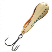 Блесна Колебалка NORIES Metal Wasaby 4gr #BR-2 Golb Rush