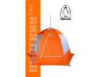 Зимняя палатка "Пингвин 3" Люкс (1-сл.) бело-оранжевый