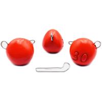 Разборный груз UF Studio Капля-эксцентрик 12gr красный (1шт)