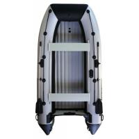 Лодка Polar Bird 385M Merlin НДНД Стеклокомпозит  (чёрно-белый) модель 2025 г + рым/ролик