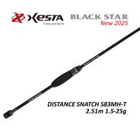 Спиннинг Xesta Black Star Distance Snatch S83MH-T 2.51m 1.5-25gr