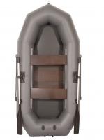 Лодка гребная под мотор Лоцман Профи С-300 МРС (серый)