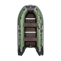 Лодка ПВХ Ривьера Компакт 2900 СК "Касатка" зеленый/черный