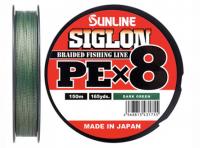 Шнур Sunline Siglon PE X8 Dark Green 150m #1.5 25lb/11kg