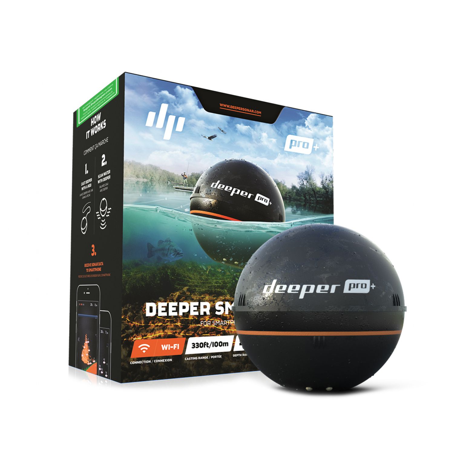 Беспроводной Эхолот Deeper Pro 2.0 Купить