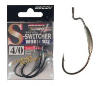 Крючок офсетный DECOY WORM102 S-SWITCHER 4/0 1.5gr 4шт