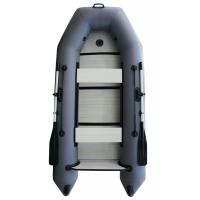 Лодка гребная-моторная Polar Bird 260 ТМ Киль СС Teal Стеклокомпозит (серый) модель 2025 г