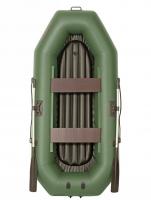 Лодка гребная под мотор Лоцман Стандарт 240 ВНД (зелёный)
