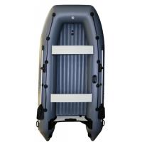 Лодка Polar Bird 385M Merlin НДНД Стеклокомпозит (серый) модель 2025 г + рым/ролик