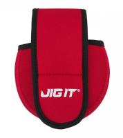 Чехол Jig It неопреновый для зимней катушки, красный