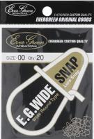 Застежка Ever Green Wide Snap Saze:0 10lb / 20шт