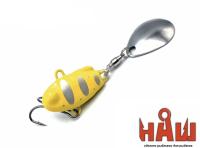 Тейл-Спиннер НАШ ТС-1 20g #Желтый-Серебро