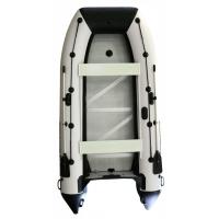 Лодка Polar Bird 360М Merlin (чёрно-белый) стеклокомпозит