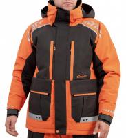 Костюм рыболовный Graff (поплавок -15°С) (215ОВ-11 черно-оранжевый) размер XXXL (176-182)