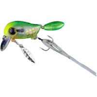 Воблер Jackall micro Tappy Floating #chartreuse grass hopper
