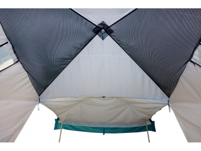 Всесезонная палатка Призма Шелтерс (2-сл) 185*185 (бело-оранжевый)