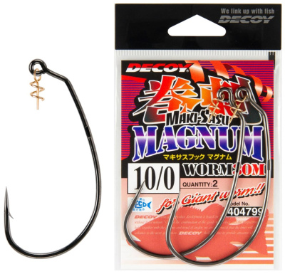 Офсетный крючок Decoy Worm 30 M Makisasu Hook Magnum #10/0 2шт