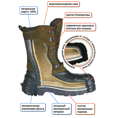 Сапоги зимние Demar Yetti Pro 2 р.46