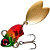 Тейл-спиннер Narval Buzzing Bug 18gr #005-Dark Traffic Light