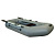 Лодка гребная Polar Bird 230 Т СС Teal Стеклокомпозит (серый)
