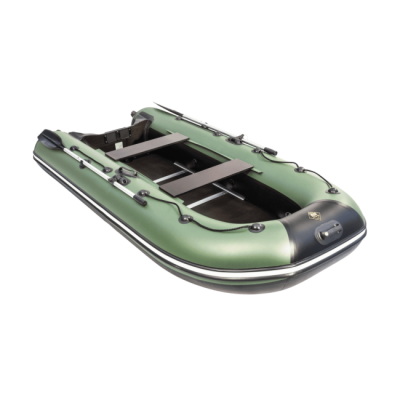 Лодка ПВХ Ривьера Компакт 3200 СК "Касатка" зеленый/черный