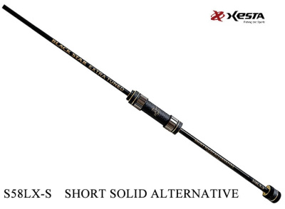  Спиннинг Xesta Black Star Extra Tuned S58LX-S Short Solid Alternative 1.73m 0.2-5gr