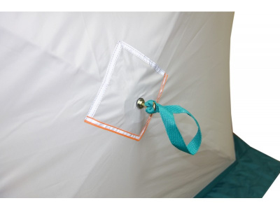 Всесезонная палатка Призма Шелтерс Премиум (1-сл) 215*215 (бело-зелёный)