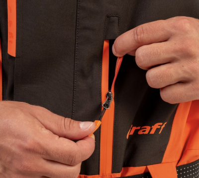 Костюм рыболовный Graff (поплавок -15°С) (215ОВ-11 черно-оранжевый) размер L (176-182)