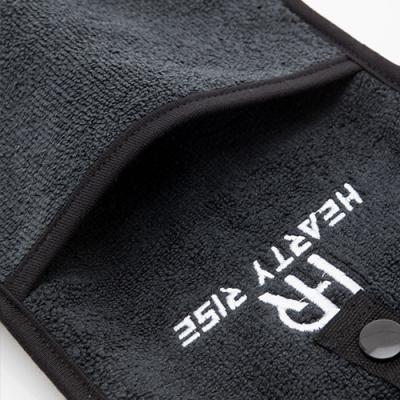 Полотенце на пояс Hearty Rise (черное)