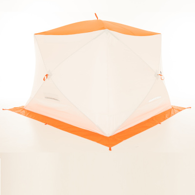 Зимняя палатка Пингвин Mr. Fisher Лонг 290 MAX Термо (3-сл) 290*225 (бело-оранжевый)