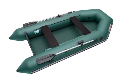 Лодка ПВХ Roger Standard 2800 с привальный брусом (зеленая)
