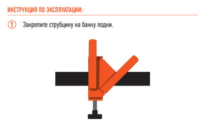 Подводная видео-камера CALYPSO UVS-03 PLUS с функцией записи + Комплект для установки камеры CALYPSO на лодку