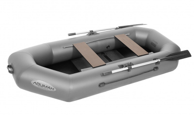 Лодка гребная Лоцман С-240 РС (серый)