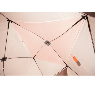 Зимняя палатка Пингвин Mr. Fisher Лонг 250 MAX Термо (3-сл) 250*225 (бело-оранжевый)