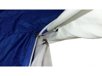 Всесезонная палатка Призма Шелтерс Big Twin (2-сл) 430*215 (бело-синий)