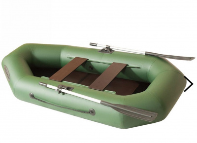 Лодка гребная Лоцман С-260 ЖС (зелёный)