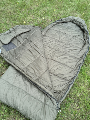 Спальный мешок кокон Tramp Troll T-Loft Regular Olive (левый) 220*95*85 см (-25°C)