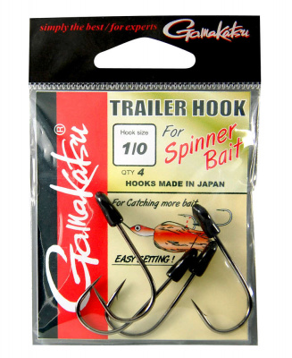 Крючки для спиннербейта Gamakatsu Trailer Hook Spiner Bait №2/0