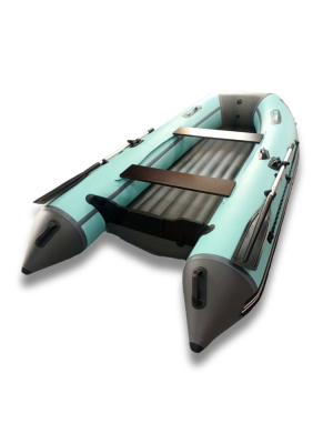 Лодка ПВХ ORCA 305НД (бирюзово - серый)