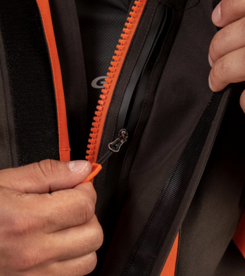 Костюм рыболовный Graff (поплавок -15°С) (215ОВ-11 черно-оранжевый) размер S (170-176)