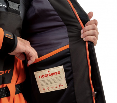 Костюм рыболовный Graff (поплавок -15°С) (215ОВ-11 черно-оранжевый) размер S (170-176)