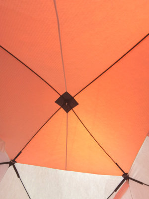 Зимняя палатка Пингвин Mr. Fisher Лонг 290 MAX Термо (3-сл) 290*225 (бело-оранжевый)