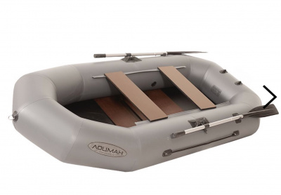 Лодка гребная под мотор Лоцман Профи С-240 МРС (серый)