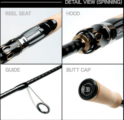 Спиннинг JS Company Bixod B1 S692MH(Fast) 2.03m 7-28gr