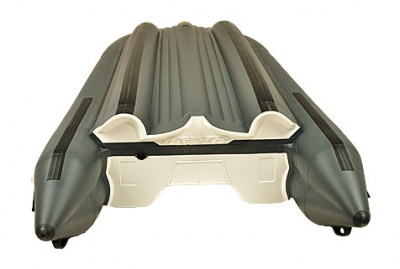 Надувная лодка ПВХ Риф Скат Тритон 370 НДF (фальшборт, пластиковый транец, НДНД)