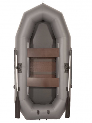 Лодка гребная под мотор Лоцман Профи С-240 МРС (серый)