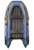 Лодка моторная килевая Лоцман М-330 НД НД Премиум (серо-синий)