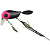 Воблер Jackall micro Tappy Floating # pink heads