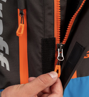 Костюм рыболовный Graff (поплавок -15°С) (215ОВ-3 черно-голубой) размер XXXL (176-182)